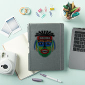 Ethnische Maske Aufkleber (iPad Hülle)