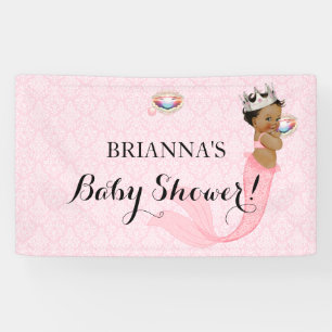 Ethnische Meerjungfrau Prinzessin Baby Mädchen Kro Banner