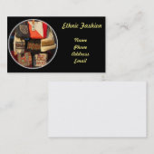 Ethnische Modehandtaschen Visitenkarte (Vorne/Hinten)