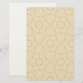 Ethnische moderne geometrische Muster Briefpapier (Vorne/Hinten)