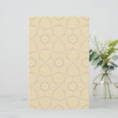 Ethnische moderne geometrische Muster Briefpapier (Stehend Vorderseite)