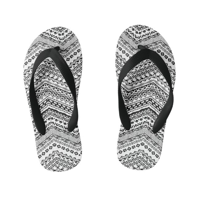 Ethnische Motive 2 Kinderbadesandalen (Fußbett)