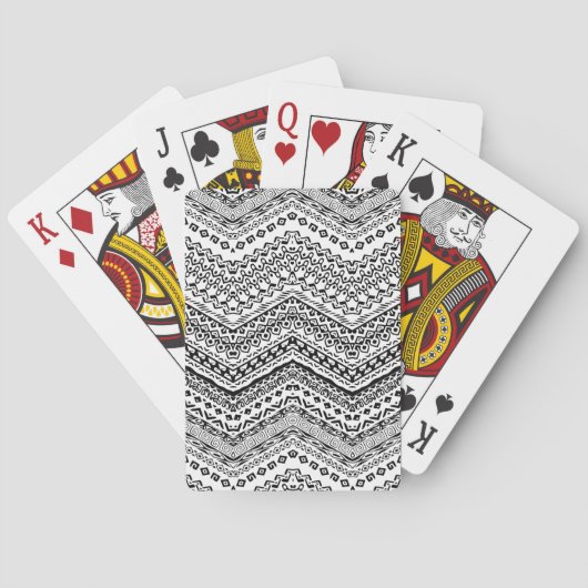 Ethnische Motive 2 Spielkarten (Rückseite)
