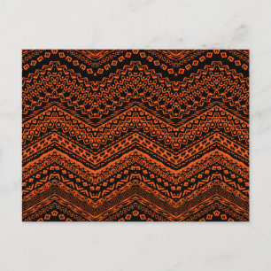 Ethnische Motive 4 Postkarte