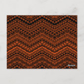Ethnische Motive 4 Postkarte (Rückseite)