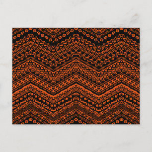 Ethnische Motive 4 Postkarte