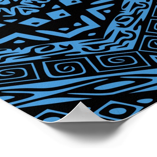 Ethnische Motive 5 Poster (Ecke)