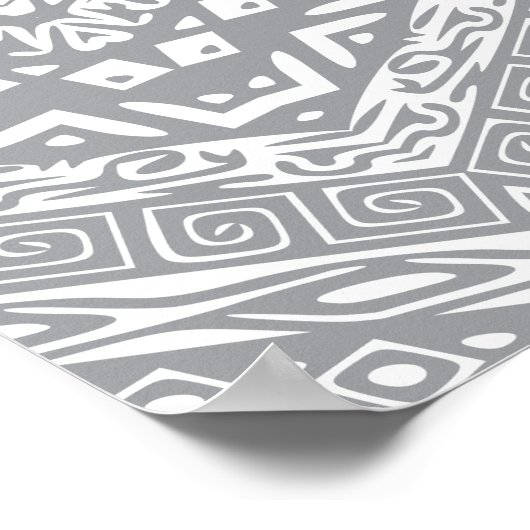 Ethnische Motive 6 Poster (Ecke)