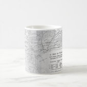 Ethnische Nachbarschafts-Karte Newarks New-Jersey Tasse (Mittel)