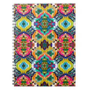 Ethnische nahtlose Muster. Ethnischer Boho-Ornamen Notizblock