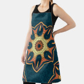Ethnische nahtlose Muster mit Mandala. Darstellung Schürze (InSitu)