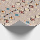 Ethnische nahtlose Struktur Geschenkpapier (Ecke)