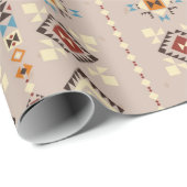 Ethnische nahtlose Struktur Geschenkpapier (Rolleneckpunkt)
