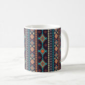 Ethnische nahtlose Struktur Kaffeetasse (VorderseiteRechts)