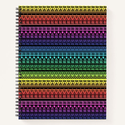 Ethnische Organisation, Regenbogenverzierung Notizblock (Vorderseite)