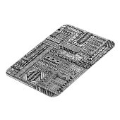 Ethnische Ornament Magnet (Linke Seite)