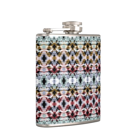 Ethnische Ornamente. Ikat. Flachmann (Rechts)