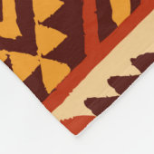 Ethnische Ornamente. Nahtloses Navajo-Muster. Illu Fleecedecke (Ecke)