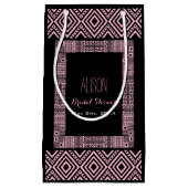 Ethnische Personalisierte Brautparty-Geschenktasch Kleine Geschenktüte (Vorderseite)