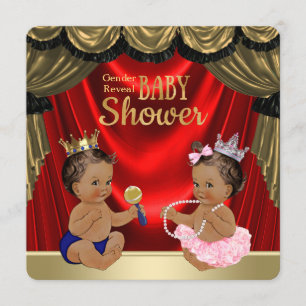 Ethnische Prinz Prinzessin Geschlecht Enthüllung D Einladung