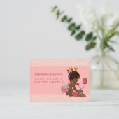 Ethnische Prinzessin auf dem Telefon Chevrons Diap Begleitkarte (Stehend Vorderseite)