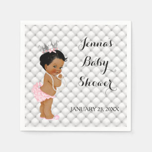 Ethnische Prinzessin Baby Mädchen Diamanten Serviette