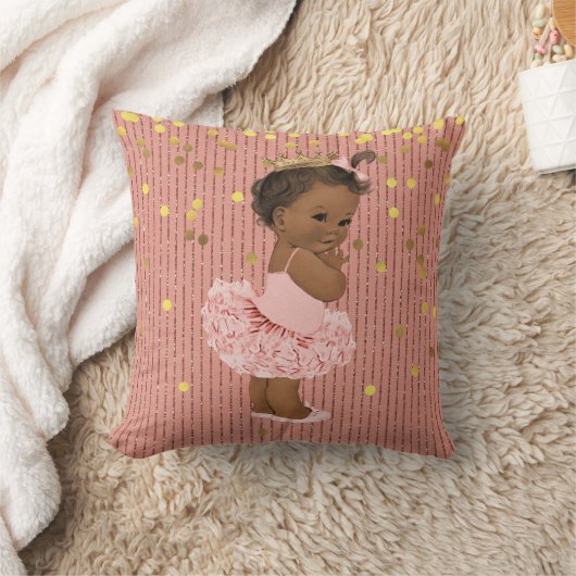 Ethnische Prinzessin im Kissen (Decke)