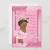 Ethnische Prinzessin in der Einladung (Vorderseite)