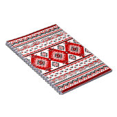 Ethnische Schwarz-weiße rote, ukrainische Motive. Notizblock (Rechte Seite)