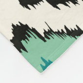 Ethnische Stämme nahtlos gestreift im aztec st Fleecedecke (Ecke)