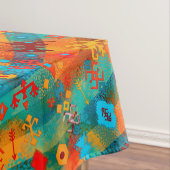 Ethnische Stammes- Mandala #1 Tischdecke (Beispiel)