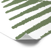 Ethnische Stammes-Raute Nahtloses Muster Poster (Ecke)