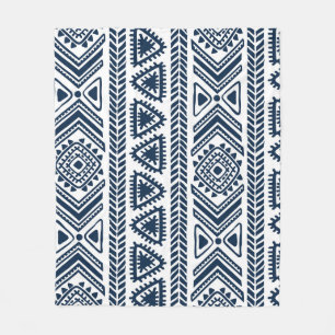 Ethnische Stammeskultur: Vintages nahtloses Muster Fleecedecke