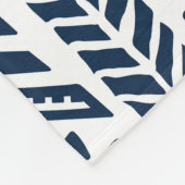 Ethnische Stammeskultur: Vintages nahtloses Muster Fleecedecke (Ecke)