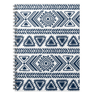 Ethnische Stammeskultur: Vintages nahtloses Muster Notizblock