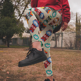 Ethnische Stammesmasken Leggings