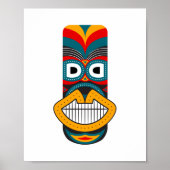 Ethnische Stammesmasken Poster (Vorne)