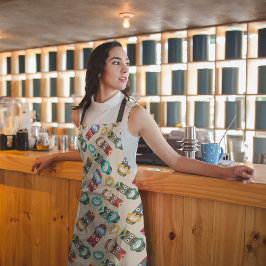 Ethnische Stammesmasken Schürze