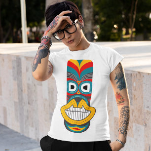 Ethnische Stammesmasken T-Shirt