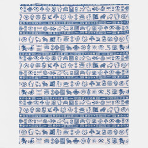Ethnische Stammesmuster - asiatische Aztec-Arrikan Fleecedecke