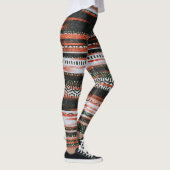 Ethnische Stammesstreifen: Teppichdesign. Leggings (Rechts)