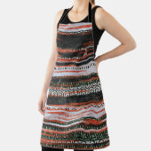 Ethnische Stammesstreifen: Teppichdesign. Schürze (InSitu)