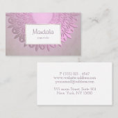 Ethnische Steigungs-Mandala Visitenkarte (Vorne/Hinten)