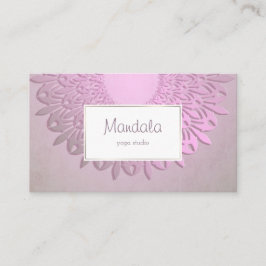 Ethnische Steigungs-Mandala Visitenkarte