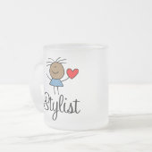 Ethnische Stylist-Tasse Mattglastasse (Vorderseite Links)