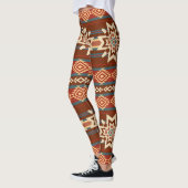 Ethnische Textil Sterne: Abstraktes Muster. Leggings (Links)