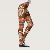 Ethnische Textil Sterne: Abstraktes Muster. Leggings (Rechts)