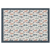 Ethnische Tischabdeckung mit Pfeilen und Federn Tischdecke (Vorderseite (Horizontal))