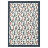 Ethnische Tischabdeckung mit Pfeilen und Federn Tischdecke (Vorderseite)