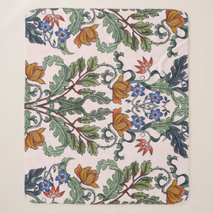 Ethnische Tradition: dekorative Vintage Blüte Sherpadecke